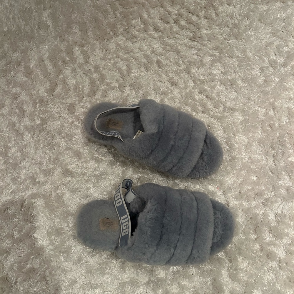 UGG Soft Gray Slippers